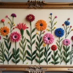 Haftowane kwiaty – Przewodnik po technikach i materiałach